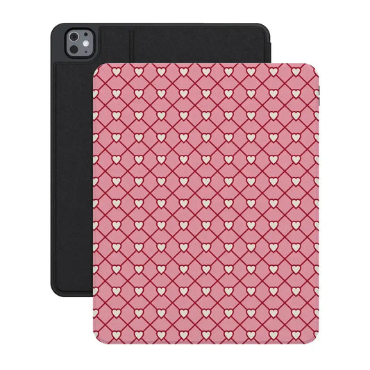 Love Locks | Pink Hearts iPad Case