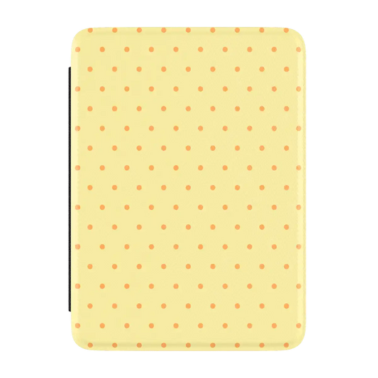 On the Dot | Yellow Polka Dot Kindle Case