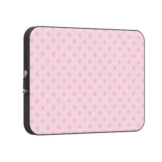 Spotted in SoHo | Pink Polka Dot Laptop Case