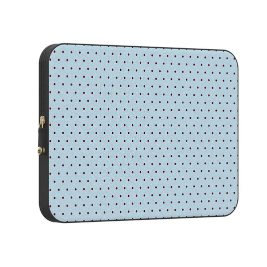 On the Dot | Blue Polka Dot Laptop Case