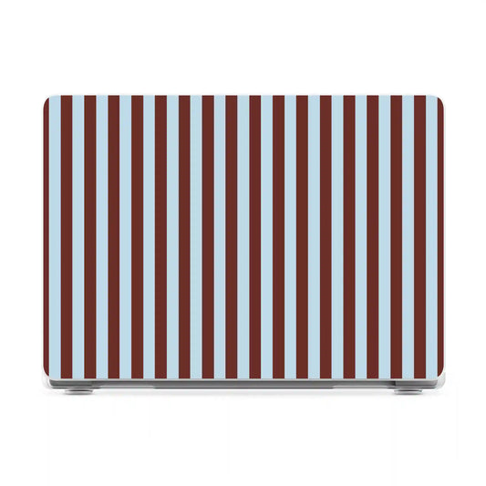 Sunday in Brooklyn | Blue Stripes Laptop Shell