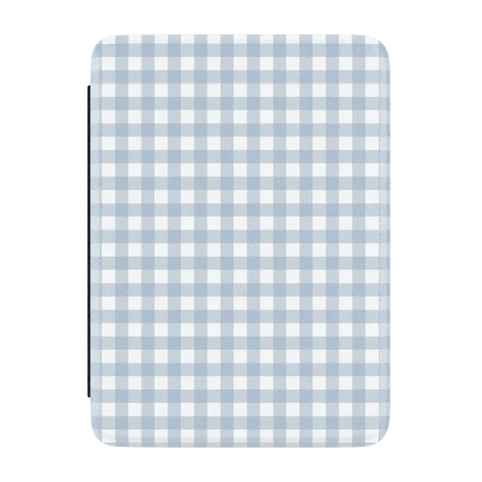 Pastel Picnic | Blue Gingham Kindle Case