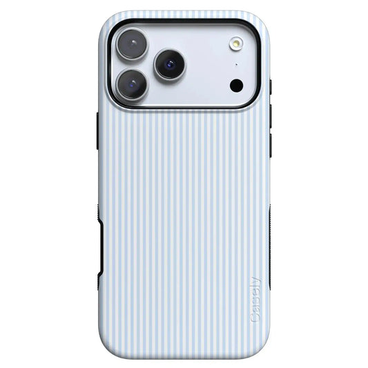 Stripes and the City | Light Blue Pinstripe Case
