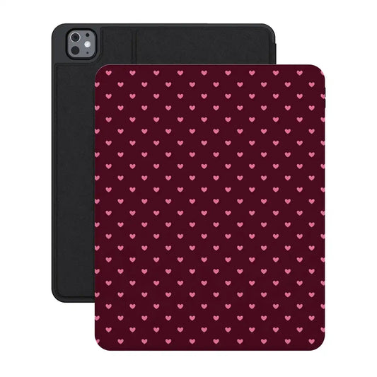 Heart Noir | Tiny Hearts iPad Case