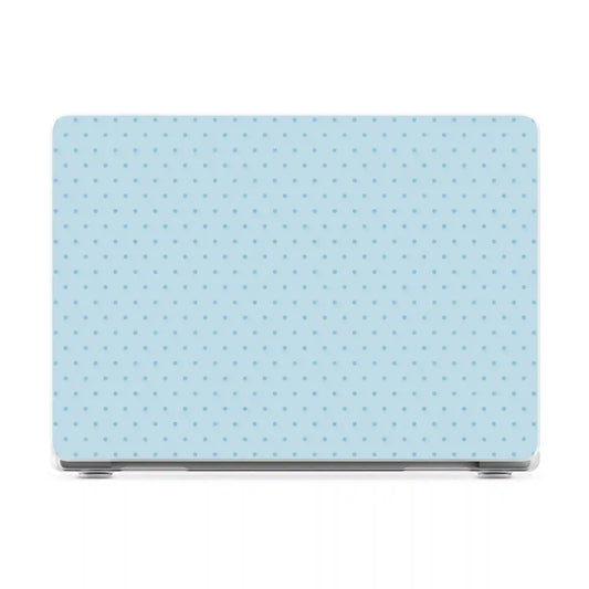 On the Dot | Blue Monochrome Polka Dot Laptop Shell