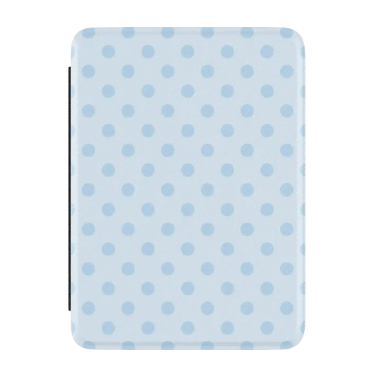 Spotted in SoHo | Light Blue Polka Dot Kindle Case