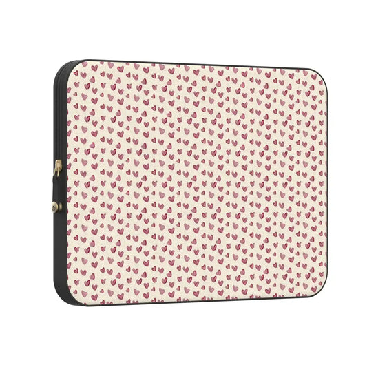 Lovebug | Mauve Hearts Laptop Case