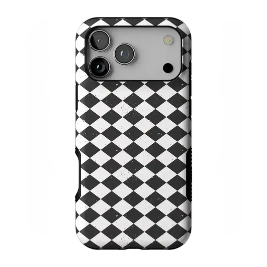 Salem's Hex | Black & White Checkered Case