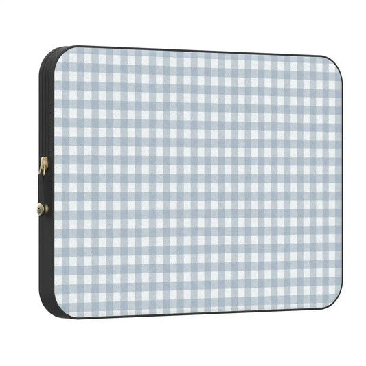 Pastel Picnic | Blue Gingham Laptop Case