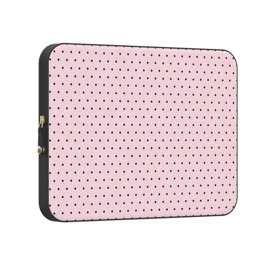 On the Dot | Pink Polka Dot Laptop Case