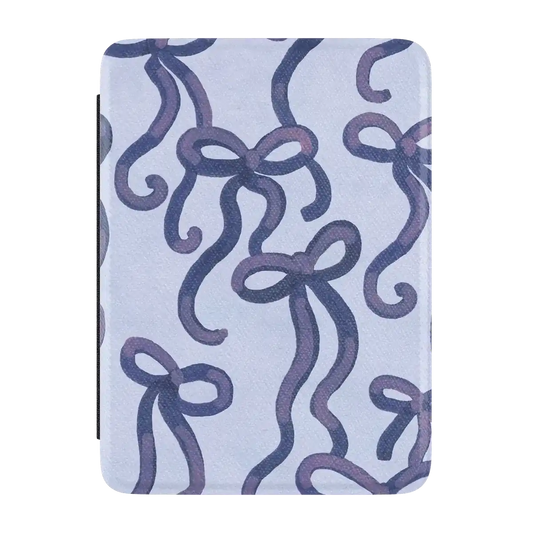 Love Me Knot | Blue Bow Kindle Case