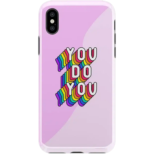 YOU DO YOU | Purple Print iPhone Case