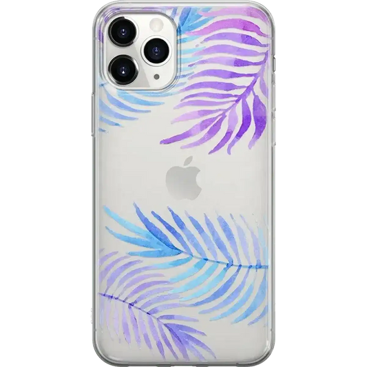 Tropical Blues | Palm Leaves Floral case
