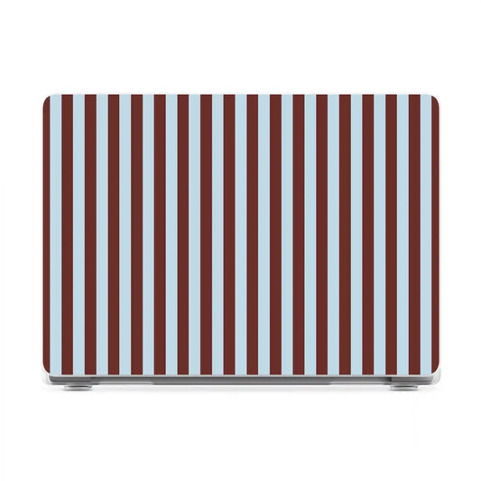 Sunday in Brooklyn | Blue Stripes Laptop Shell